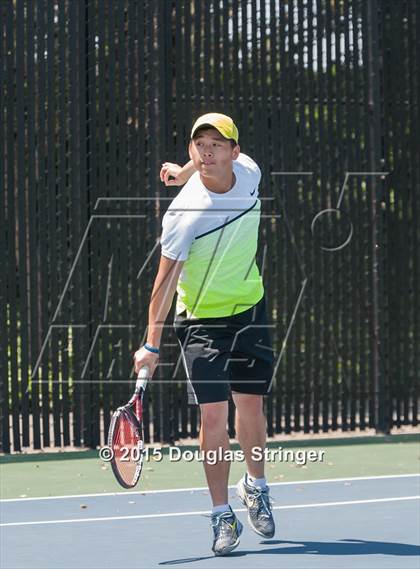 Thumbnail 2 in CIF NCS Boys Tennis Championships photogallery.