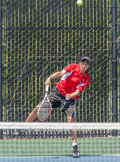 Thumbnail 3 in CIF NCS Boys Tennis Championships photogallery.