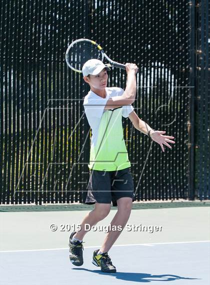 Thumbnail 2 in CIF NCS Boys Tennis Championships photogallery.