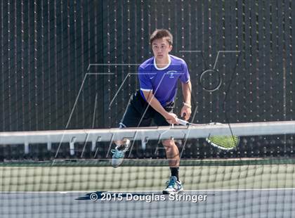 Thumbnail 3 in CIF NCS Boys Tennis Championships photogallery.