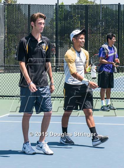 Thumbnail 2 in CIF NCS Boys Tennis Championships photogallery.