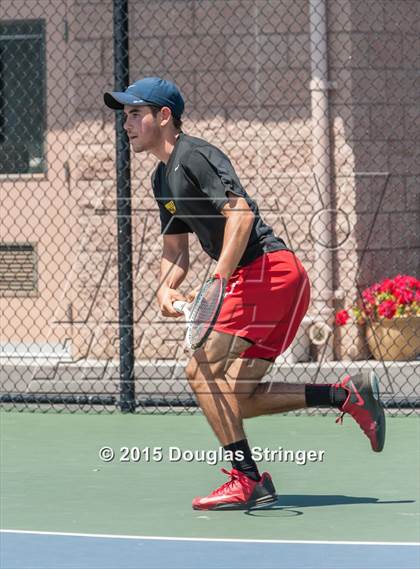 Thumbnail 2 in CIF NCS Boys Tennis Championships photogallery.