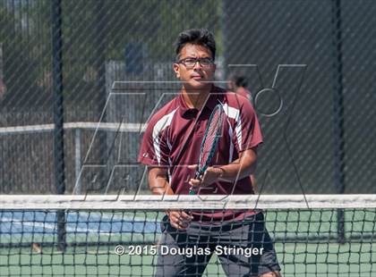 Thumbnail 3 in CIF NCS Boys Tennis Championships photogallery.