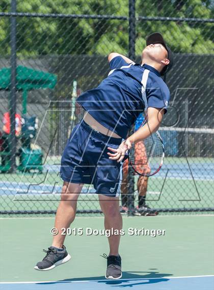 Thumbnail 2 in CIF NCS Boys Tennis Championships photogallery.