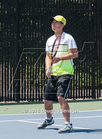 Thumbnail 2 in CIF NCS Boys Tennis Championships photogallery.