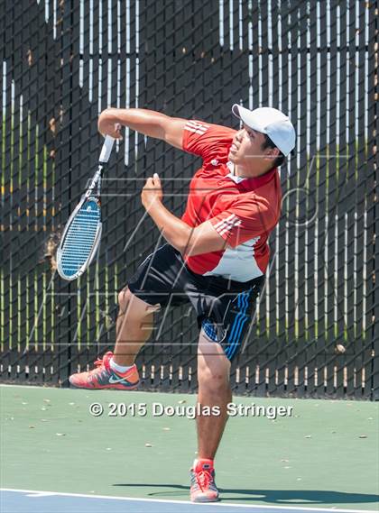 Thumbnail 2 in CIF NCS Boys Tennis Championships photogallery.