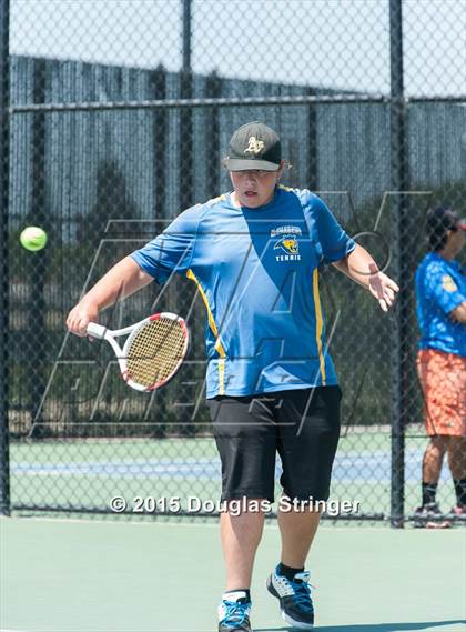 Thumbnail 3 in CIF NCS Boys Tennis Championships photogallery.