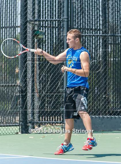 Thumbnail 3 in CIF NCS Boys Tennis Championships photogallery.