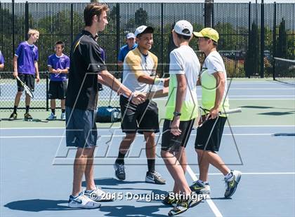 Thumbnail 3 in CIF NCS Boys Tennis Championships photogallery.