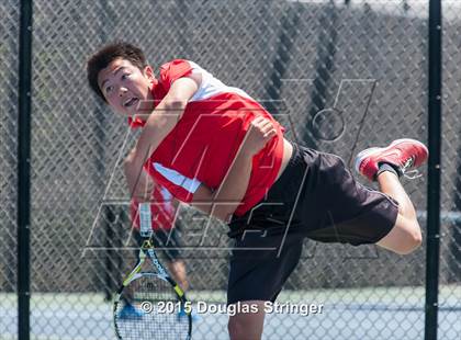 Thumbnail 3 in CIF NCS Boys Tennis Championships photogallery.
