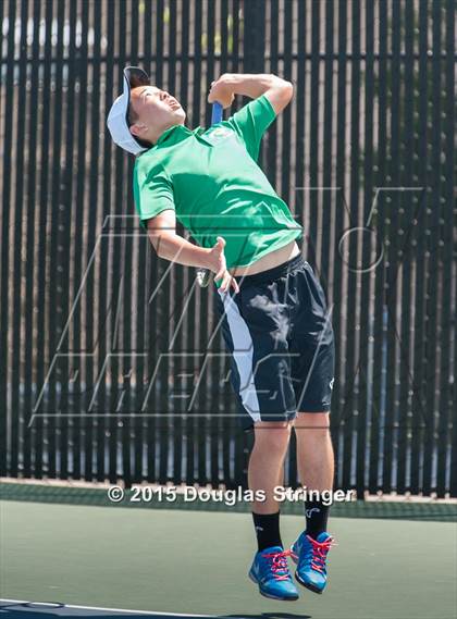 Thumbnail 3 in CIF NCS Boys Tennis Championships photogallery.