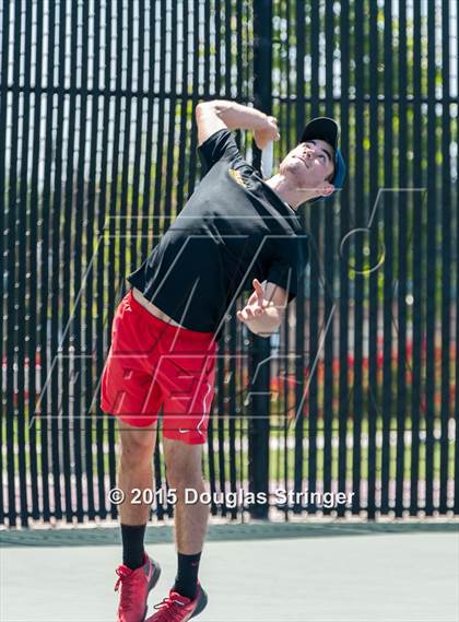 Thumbnail 2 in CIF NCS Boys Tennis Championships photogallery.