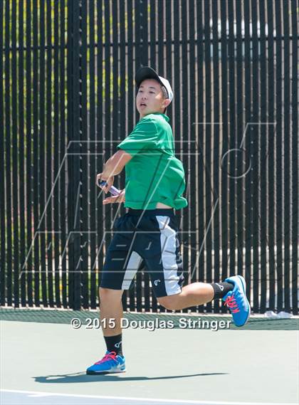 Thumbnail 2 in CIF NCS Boys Tennis Championships photogallery.