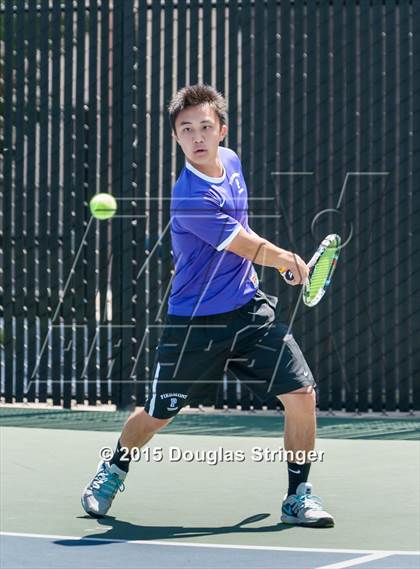 Thumbnail 2 in CIF NCS Boys Tennis Championships photogallery.