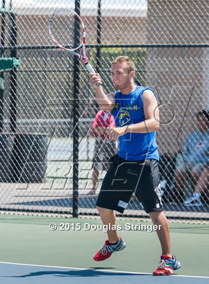 Thumbnail 3 in CIF NCS Boys Tennis Championships photogallery.