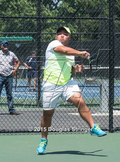 Thumbnail 1 in CIF NCS Boys Tennis Championships photogallery.