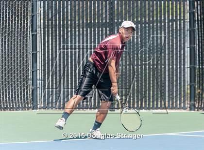 Thumbnail 3 in CIF NCS Boys Tennis Championships photogallery.