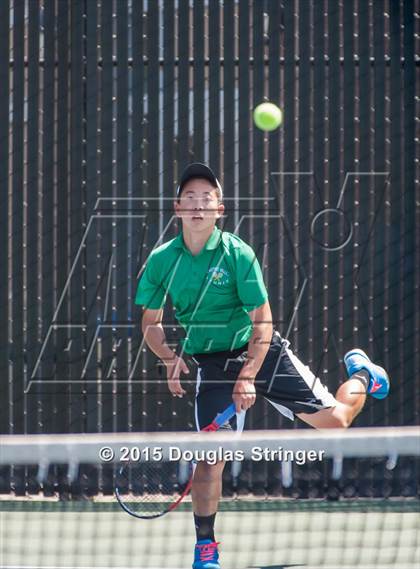 Thumbnail 3 in CIF NCS Boys Tennis Championships photogallery.