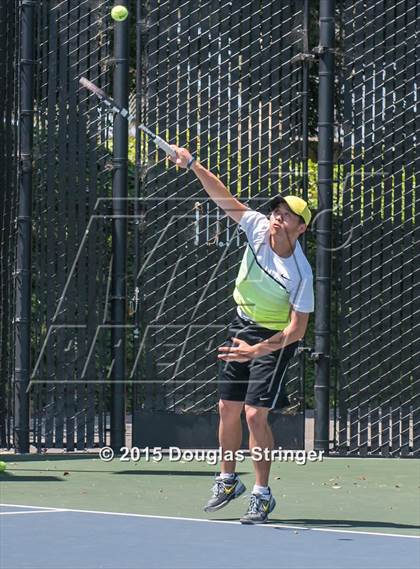 Thumbnail 3 in CIF NCS Boys Tennis Championships photogallery.