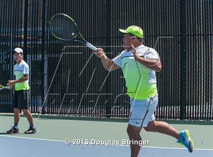 Thumbnail 3 in CIF NCS Boys Tennis Championships photogallery.