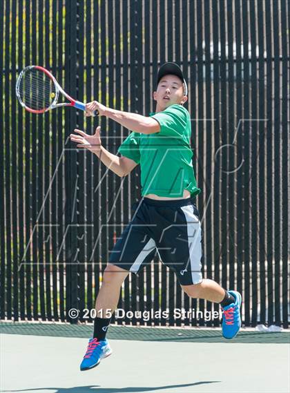 Thumbnail 1 in CIF NCS Boys Tennis Championships photogallery.