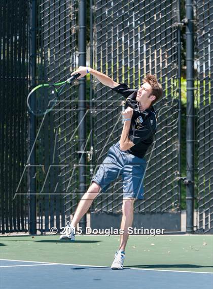 Thumbnail 3 in CIF NCS Boys Tennis Championships photogallery.