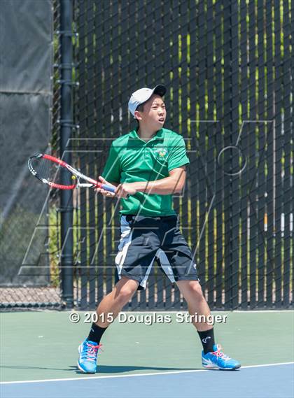 Thumbnail 2 in CIF NCS Boys Tennis Championships photogallery.