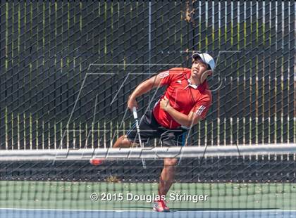 Thumbnail 2 in CIF NCS Boys Tennis Championships photogallery.