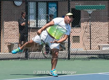 Thumbnail 3 in CIF NCS Boys Tennis Championships photogallery.