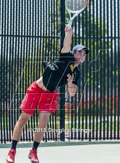 Thumbnail 3 in CIF NCS Boys Tennis Championships photogallery.