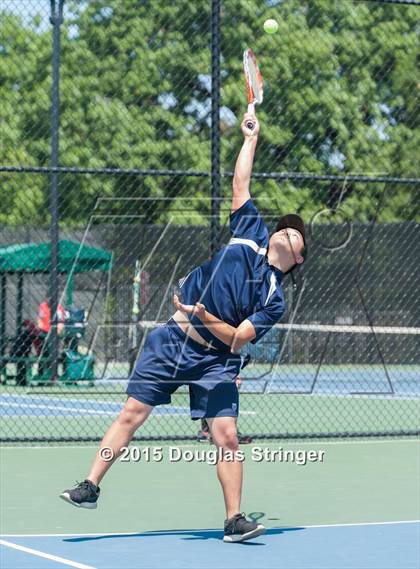 Thumbnail 3 in CIF NCS Boys Tennis Championships photogallery.
