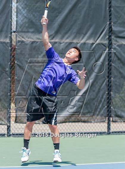 Thumbnail 2 in CIF NCS Boys Tennis Championships photogallery.