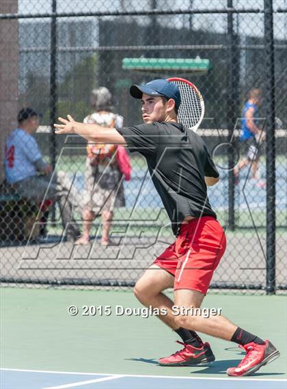 Thumbnail 2 in CIF NCS Boys Tennis Championships photogallery.