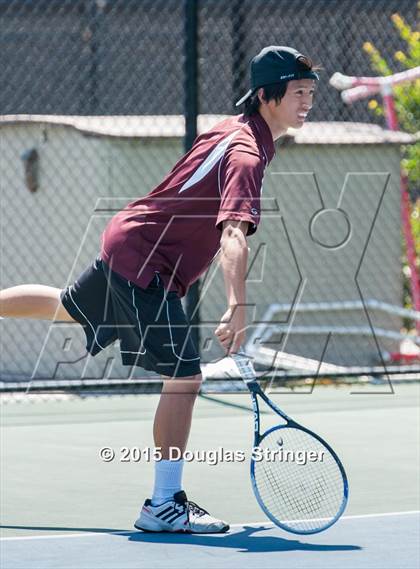 Thumbnail 2 in CIF NCS Boys Tennis Championships photogallery.