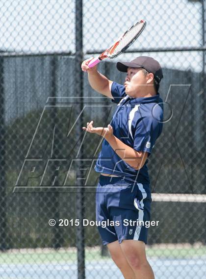 Thumbnail 3 in CIF NCS Boys Tennis Championships photogallery.