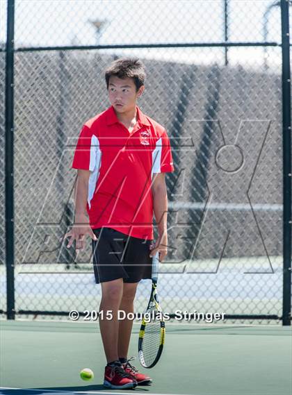 Thumbnail 3 in CIF NCS Boys Tennis Championships photogallery.