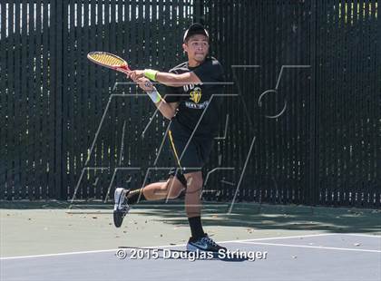 Thumbnail 1 in CIF NCS Boys Tennis Championships photogallery.