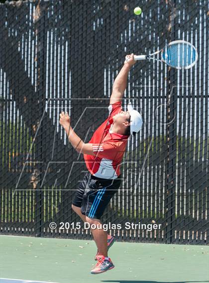 Thumbnail 1 in CIF NCS Boys Tennis Championships photogallery.