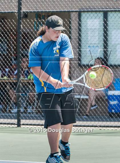 Thumbnail 3 in CIF NCS Boys Tennis Championships photogallery.
