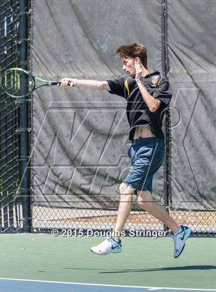 Thumbnail 3 in CIF NCS Boys Tennis Championships photogallery.
