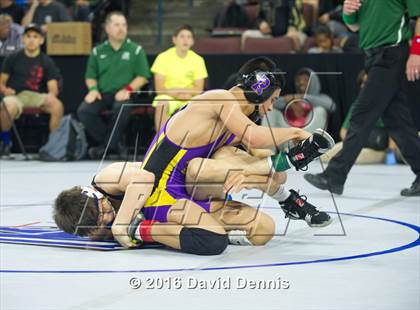 Thumbnail 1 in CIF State Boys Wrestling Championships (Round 3) photogallery.
