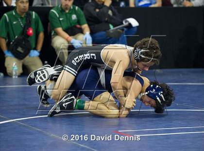 Thumbnail 2 in CIF State Boys Wrestling Championships (Round 3) photogallery.