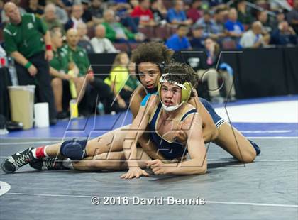 Thumbnail 1 in CIF State Boys Wrestling Championships (Round 3) photogallery.