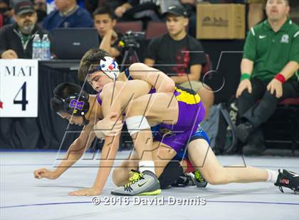 Thumbnail 1 in CIF State Boys Wrestling Championships (Round 3) photogallery.