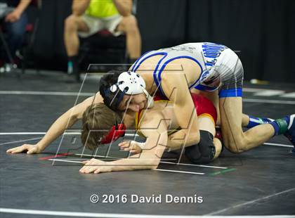 Thumbnail 1 in CIF State Boys Wrestling Championships (Round 3) photogallery.