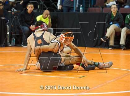 Thumbnail 1 in CIF State Boys Wrestling Championships (Round 3) photogallery.