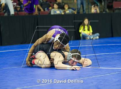 Thumbnail 2 in CIF State Boys Wrestling Championships (Round 3) photogallery.
