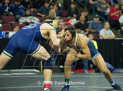 Thumbnail 1 in CIF State Boys Wrestling Championships (Round 3) photogallery.