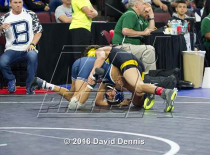 Thumbnail 1 in CIF State Boys Wrestling Championships (Round 3) photogallery.