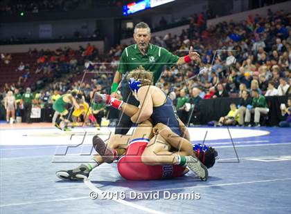 Thumbnail 1 in CIF State Boys Wrestling Championships (Round 3) photogallery.